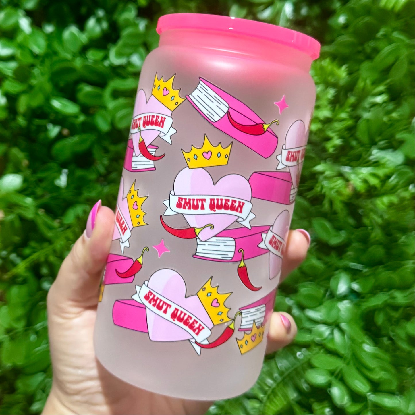 Smut Queen Glass Cup