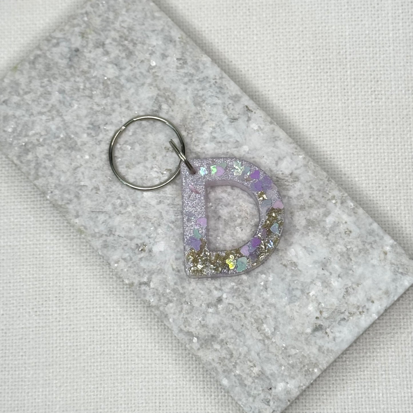 Alphabet Keyring - D