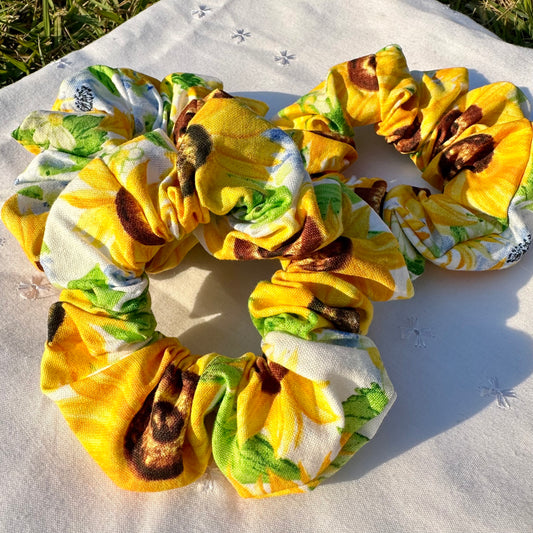 Sunflower Scrunchie