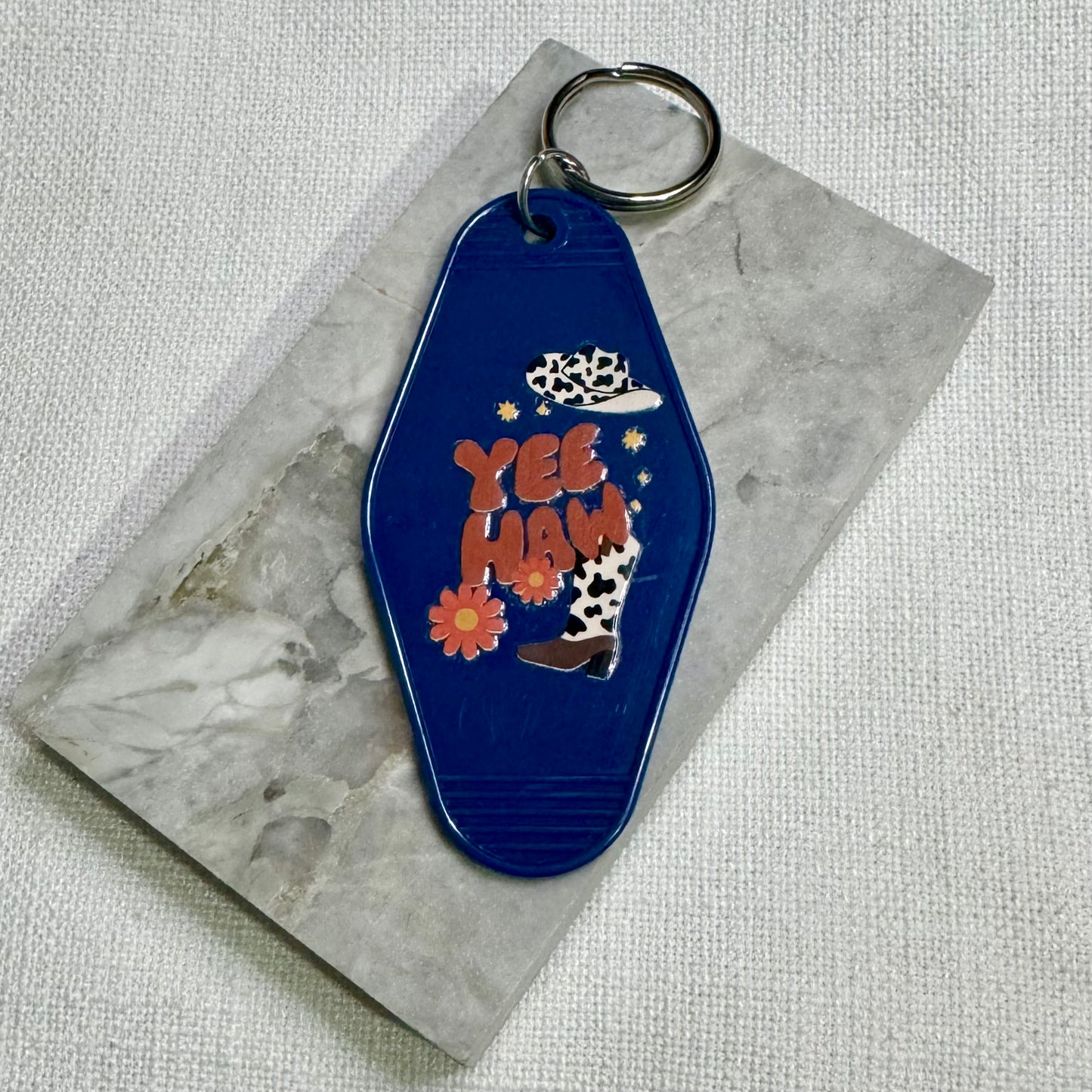 Motel Keychain: Yeehaw