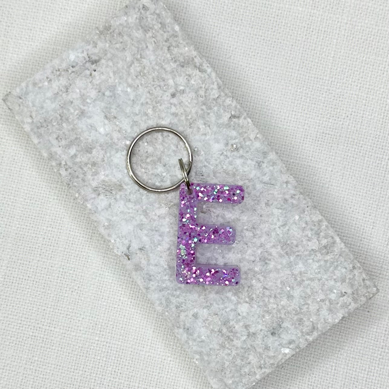 Alphabet Keyring - E