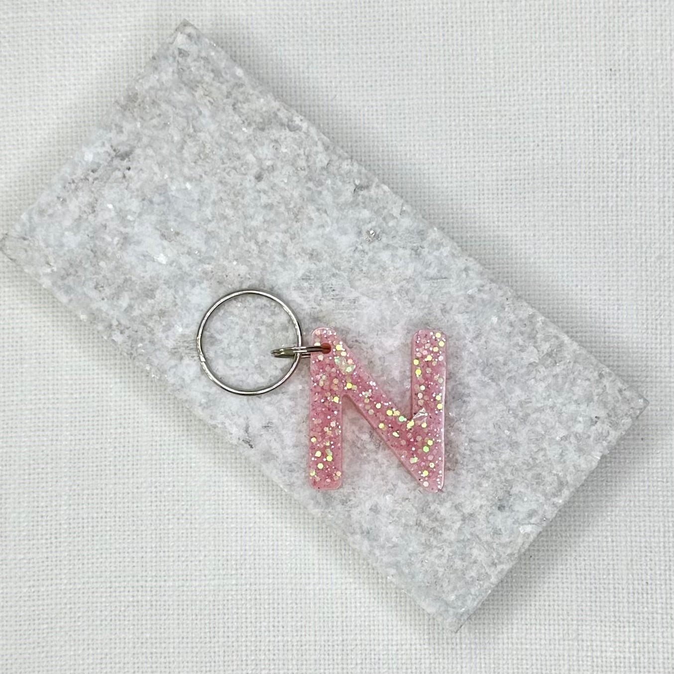 Alphabet Keyring - N